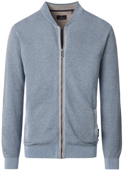 Casa Moda Cardigan / Strickjacke - Struktur - hellblau