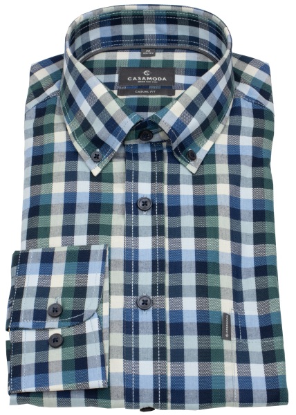 Casa Moda Hemd - Casual Fit - Button Down - kariert - mehrfarbig