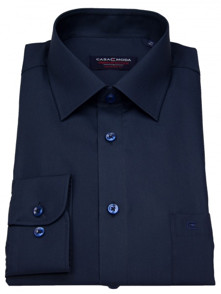 Casa Moda Hemd - Comfort Fit - dunkelblau