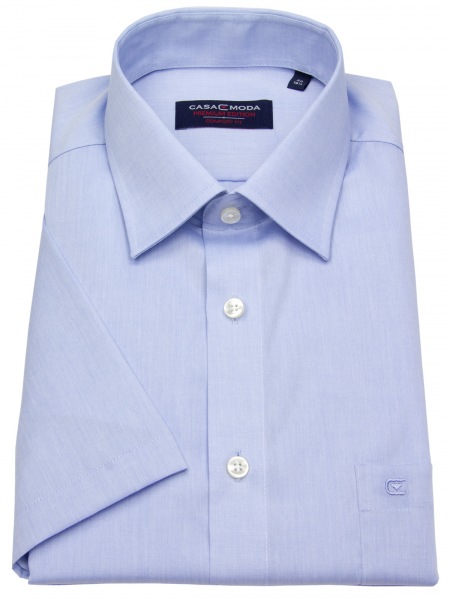 Casa Moda Kurzarmhemd - Comfort Fit - hellblau