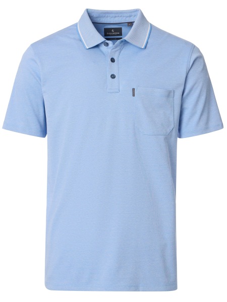 Casa Moda Poloshirt - Regular Fit - hellblau