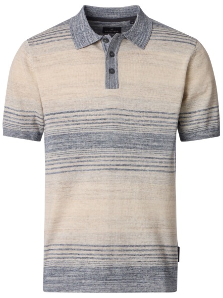 Casa Moda Poloshirt - Regular Fit - Streifen - beige