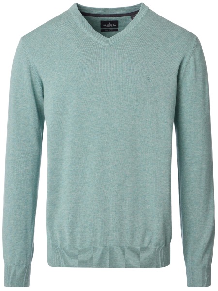 Casa Moda Pullover - V-Ausschnitt - grün