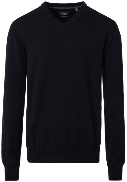 Casa Moda Pull - col V - noir