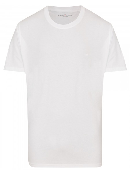 Casa Moda T-Shirt Doppelpack - Rundhals - weiß