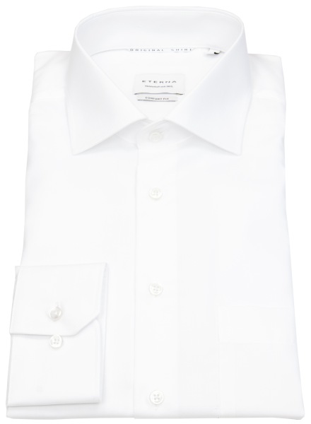 Eterna Hemd - Comfort Fit - Kentkragen - weiß