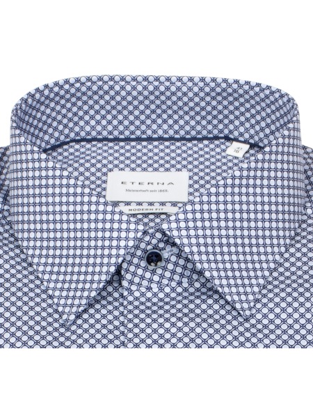 Eterna Hemd - Modern Fit - Kentkragen - dunkelblau / hellblau - 4220 X181 14 