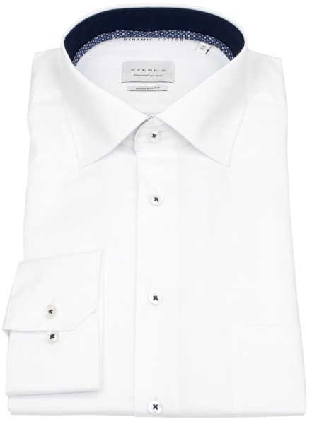Eterna Hemd - Modern Fit - Kentkragen - Dynamic Cotton - weiß - extra langer 69cm Arm - ohne OVP