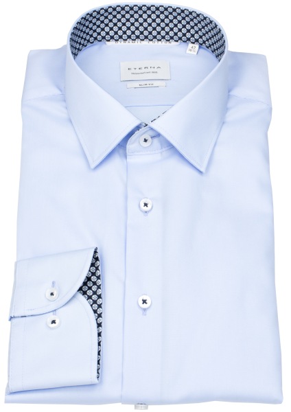 Eterna Hemd - Slim Fit - Kentkragen - Dynamic Cotton - hellblau - extra langer 70cm Arm - 1082 F141 11 Al=70 