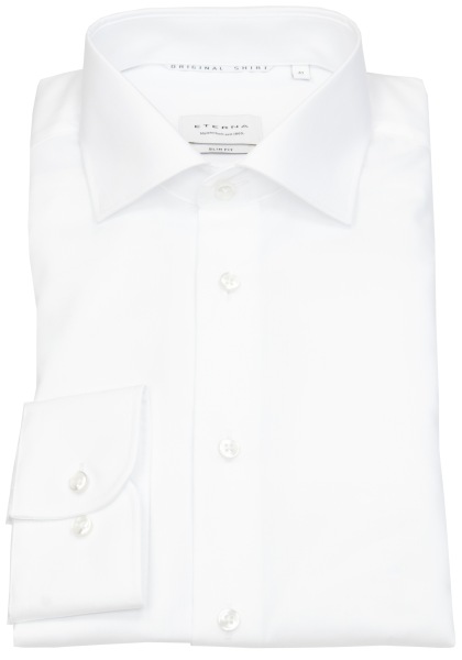 Eterna Hemd - Slim Fit - Kentkragen - weiß