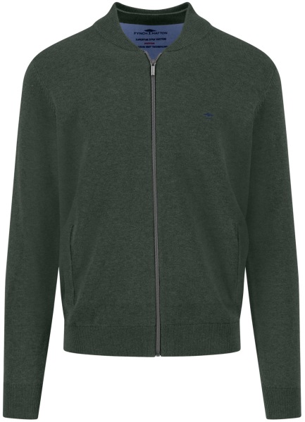 Fynch-Hatton Cardigan / Strickjacke - Casual Fit - dunkelgrün - 1514216 737 