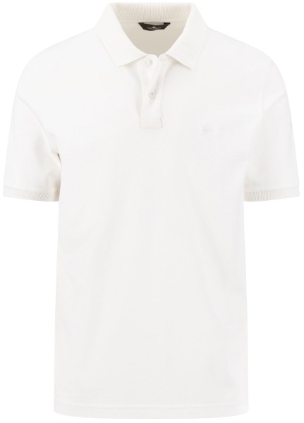 Fynch-Hatton Poloshirt - Casual Fit - gedecktes weiß