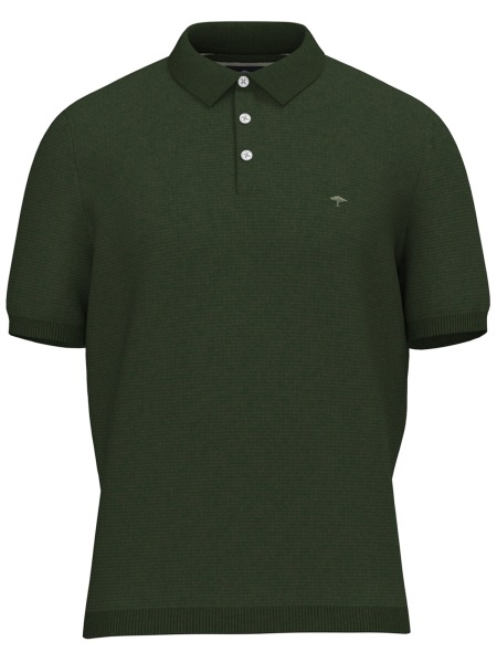 Fynch-Hatton Poloshirt - Casual Fit - Strick - dunkelgrün