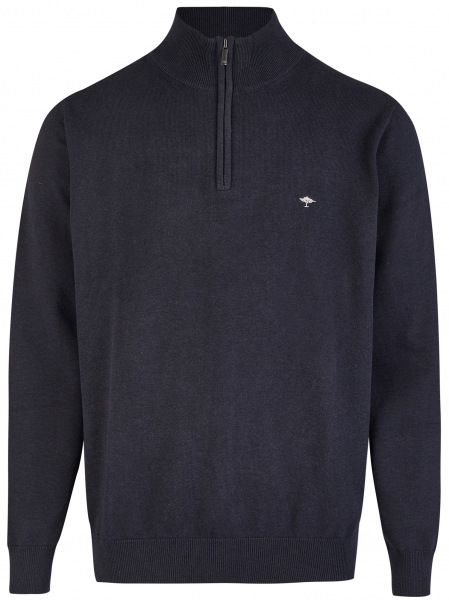 Fynch-Hatton Pullover - Casual Fit - Troyer - dunkelblau