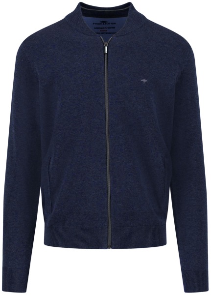 Fynch-Hatton Strickjacke - Casual Fit - dunkelblau - SFPK216 690 