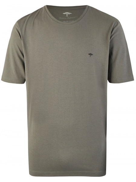 Fynch-Hatton T-Shirt - Casual Fit - Rundhals - grau