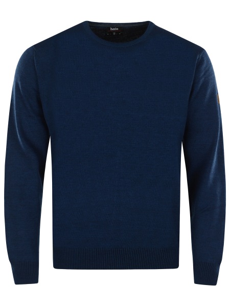 Hajo Pullover - Regular Fit - Rundhals - blau - 20033/5 638 