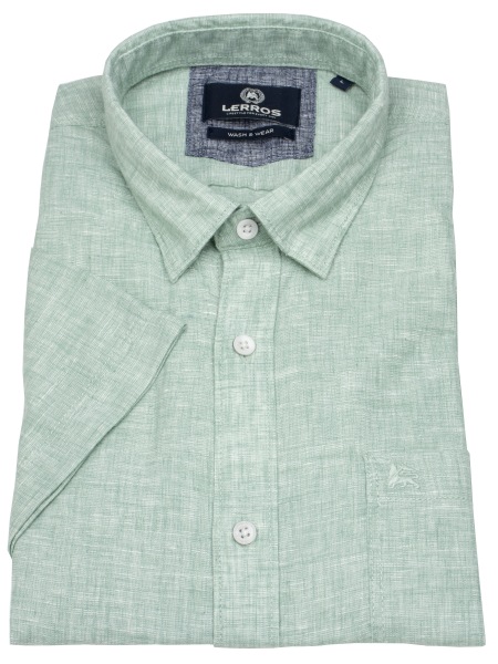 Lerros Chemise à manches courtes - Regular Fit - vert