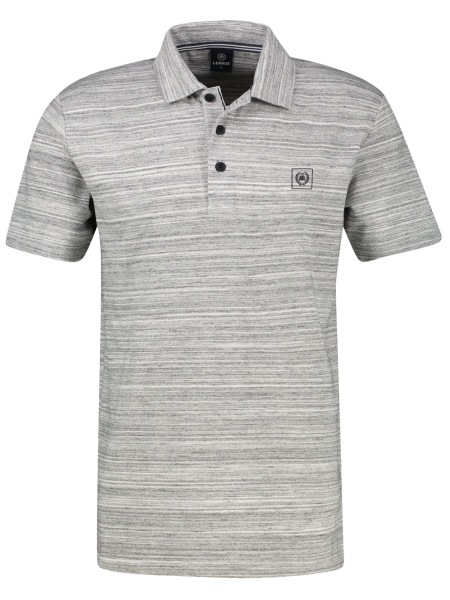 Lerros Poloshirt - Regular Fit - leichter Baumwollmix - hellgrau