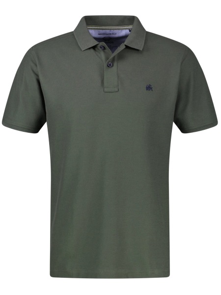 Lerros Poloshirt - Regular Fit - Pique - Cool and Dry - olivgrün