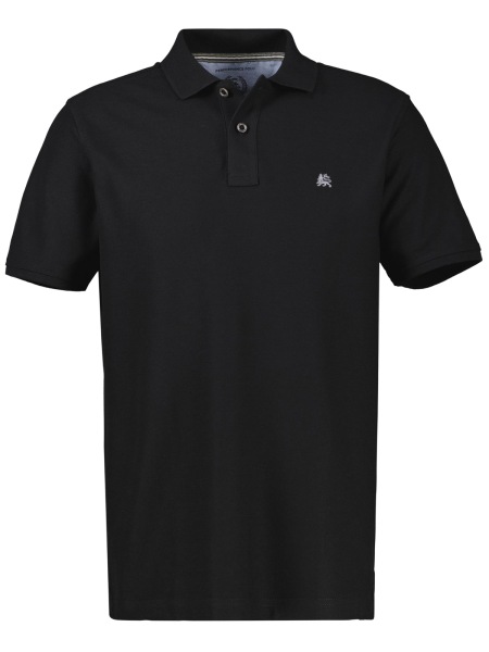 Lerros Poloshirt - Regular Fit - Pique - Cool and Dry - schwarz