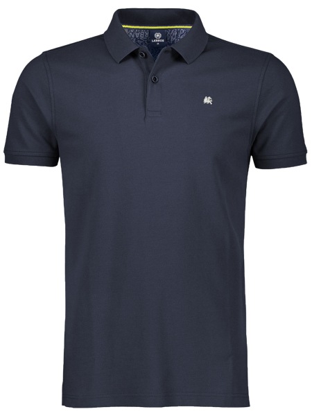 Lerros Poloshirt - Regular Fit - Pique - dunkelblau