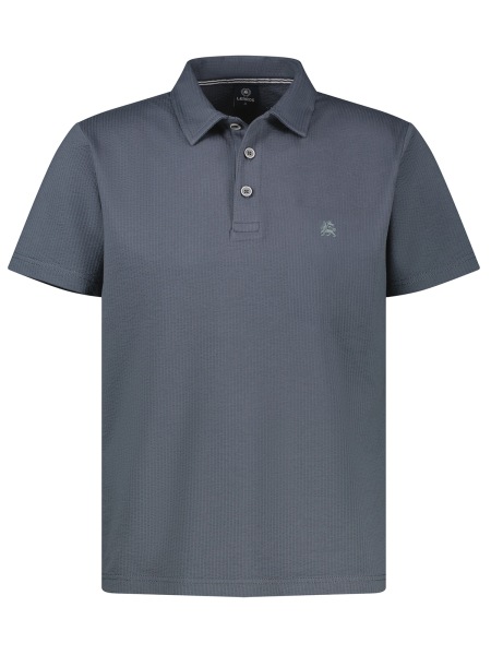 Lerros Poloshirt - Regular Fit - Struktur - anthrazit