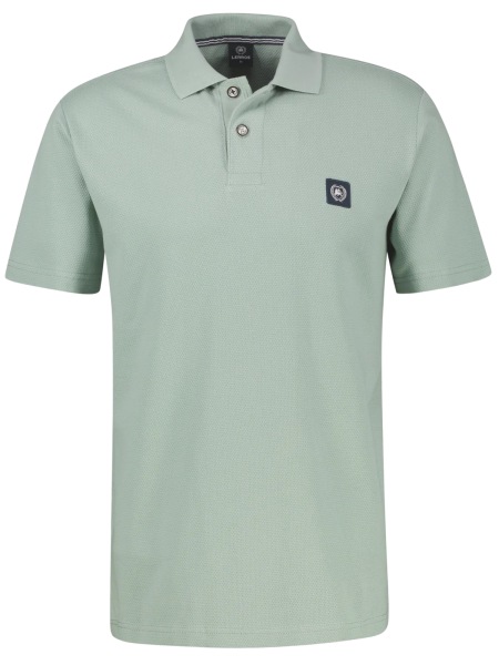 Lerros Poloshirt - Regular Fit - Struktur - grün