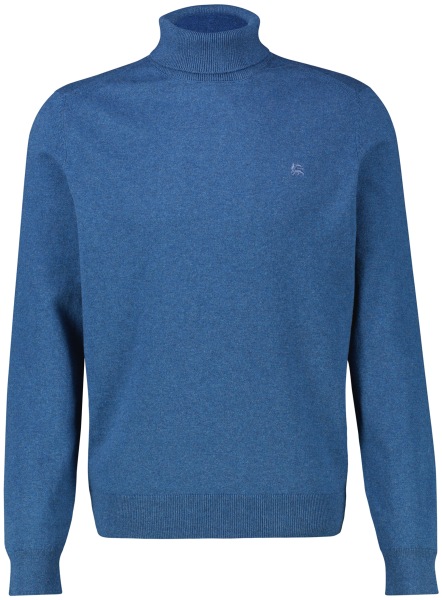 Lerros Pullover - Regular Fit - Rollkragen - blau - 2595711 458 
