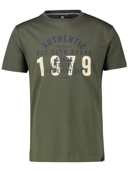 Lerros T-Shirt - Regular Fit - Rundhals - 1979 - olivgrün - 2573038 661 