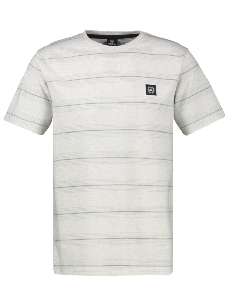 Lerros T-Shirt - Regular Fit - Rundhals - Streifen - gedecktes weiß