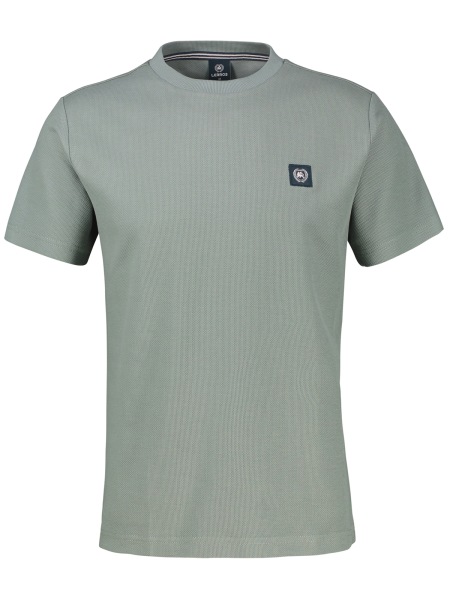 Lerros T-Shirt - Regular Fit - Rundhals - Struktur - grau