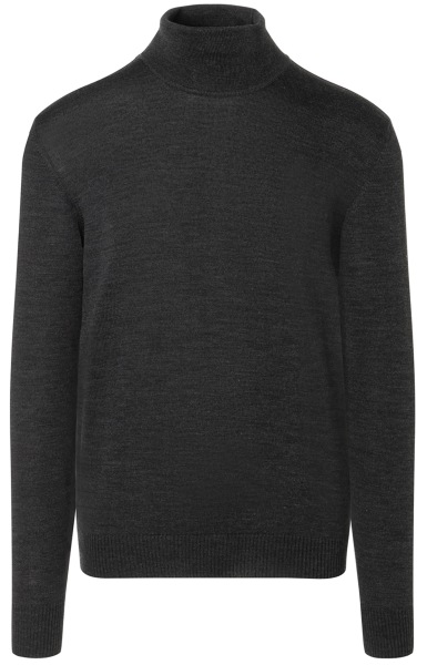 MAERZ Muenchen Pull-over - Regular Fit - Col roulé - Laine mérinos - Anthracite