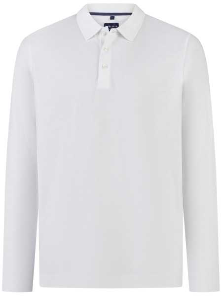 Marvelis Poloshirt - Quick Dry - Langarm - weiß