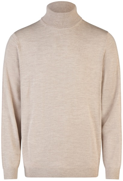 Marvelis Pullover - Merinowolle - Rollkragen - beige - 6318 25 22 