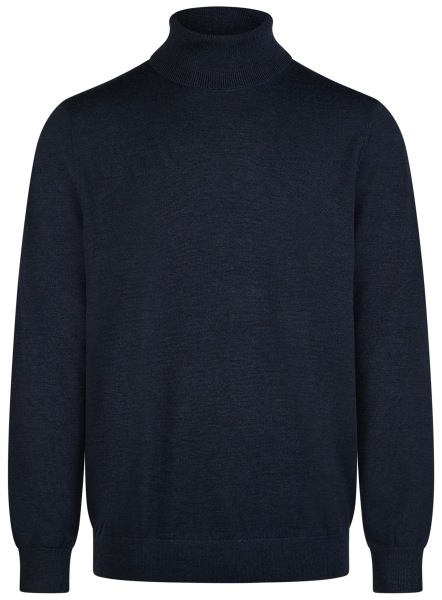Marvelis Pullover - Merinowolle - Rollkragen - dunkelblau