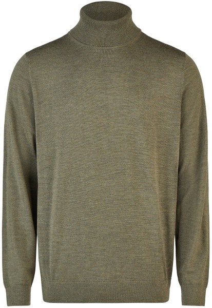 Marvelis Pullover - Merinowolle - Rollkragen - grün - 6318 25 47 