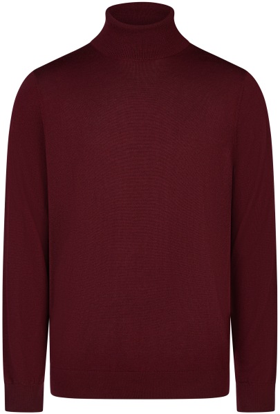 Marvelis Pullover - Merinowolle - Rollkragen - rot