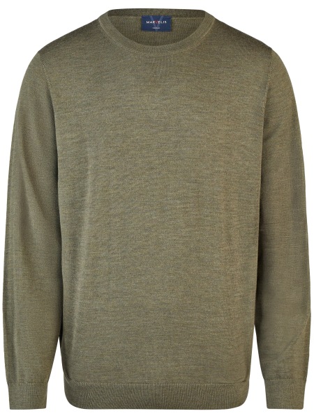 Marvelis Pullover - Merinowolle - Rundhals Ausschnitt - grün - 6321 25 47 