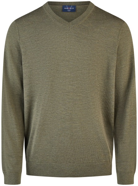 Marvelis Pullover - Merinowolle - V-Ausschnitt - beige ## KOPIE - 6320 25 47 