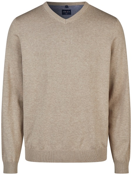 Marvelis Pullover - V-Ausschnitt - beige