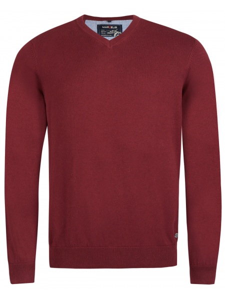 Marvelis Pullover - V-Ausschnitt - bordeaux