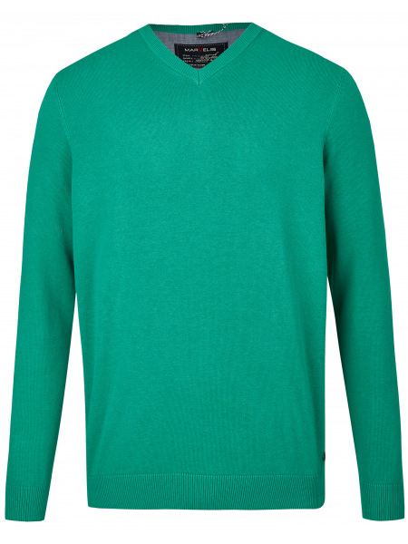 Marvelis Pullover - V-Ausschnitt - grün