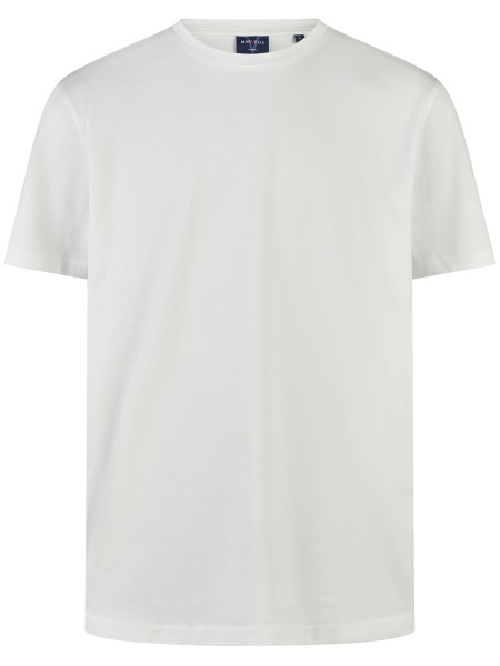Marvelis T-Shirt - Regular Fit - Rundhals - merzerisierte Baumwolle - gedecktes weiß