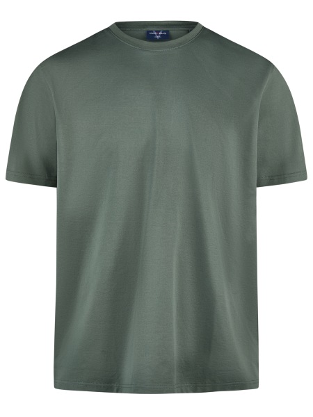 Marvelis T-Shirt - Regular Fit - Rundhals - merzerisierte Baumwolle - graugrün