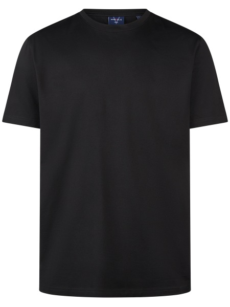 Marvelis T-Shirt - Regular Fit - Rundhals - merzerisierte Baumwolle - schwarz