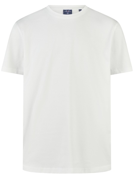 Marvelis T-Shirt - Regular Fit - Rundhals - merzerisierte Baumwolle - weiß