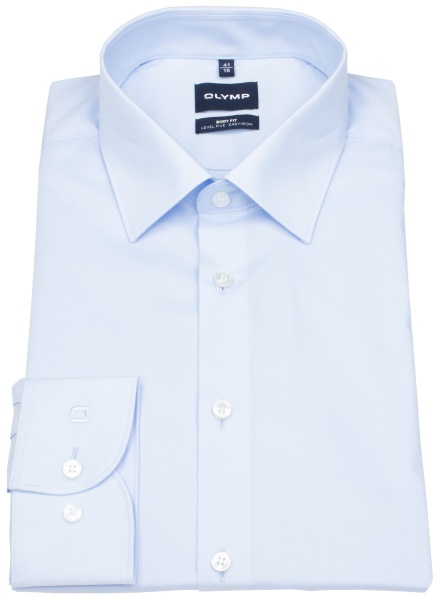 OLYMP Shirt - Level Five Body Fit - light blue