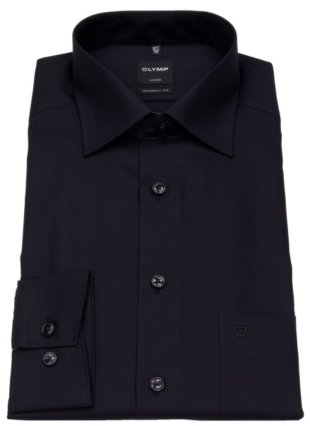 OLYMP Hemd - Luxor  Modern Fit - schwarz - ohne OVP - 0300 64 68 