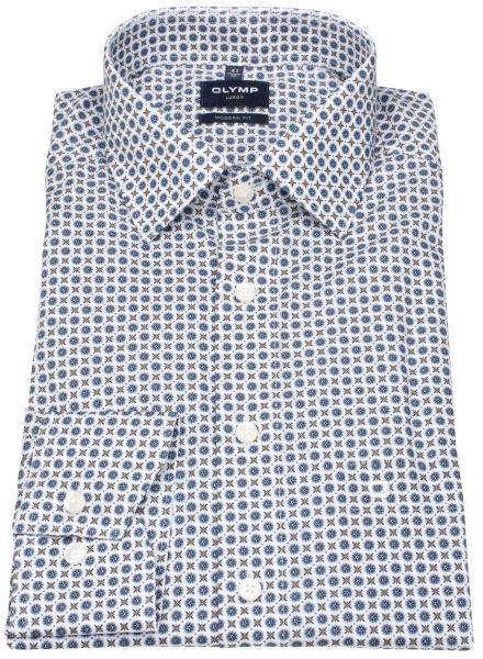 OLYMP Hemd - Modern Fit - New Kent - Print - mehrfarbig - 1254 84 18 